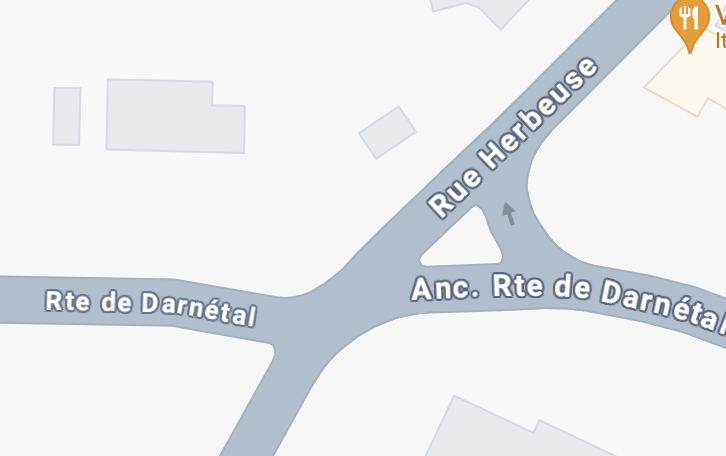 plan du  quartier concerné